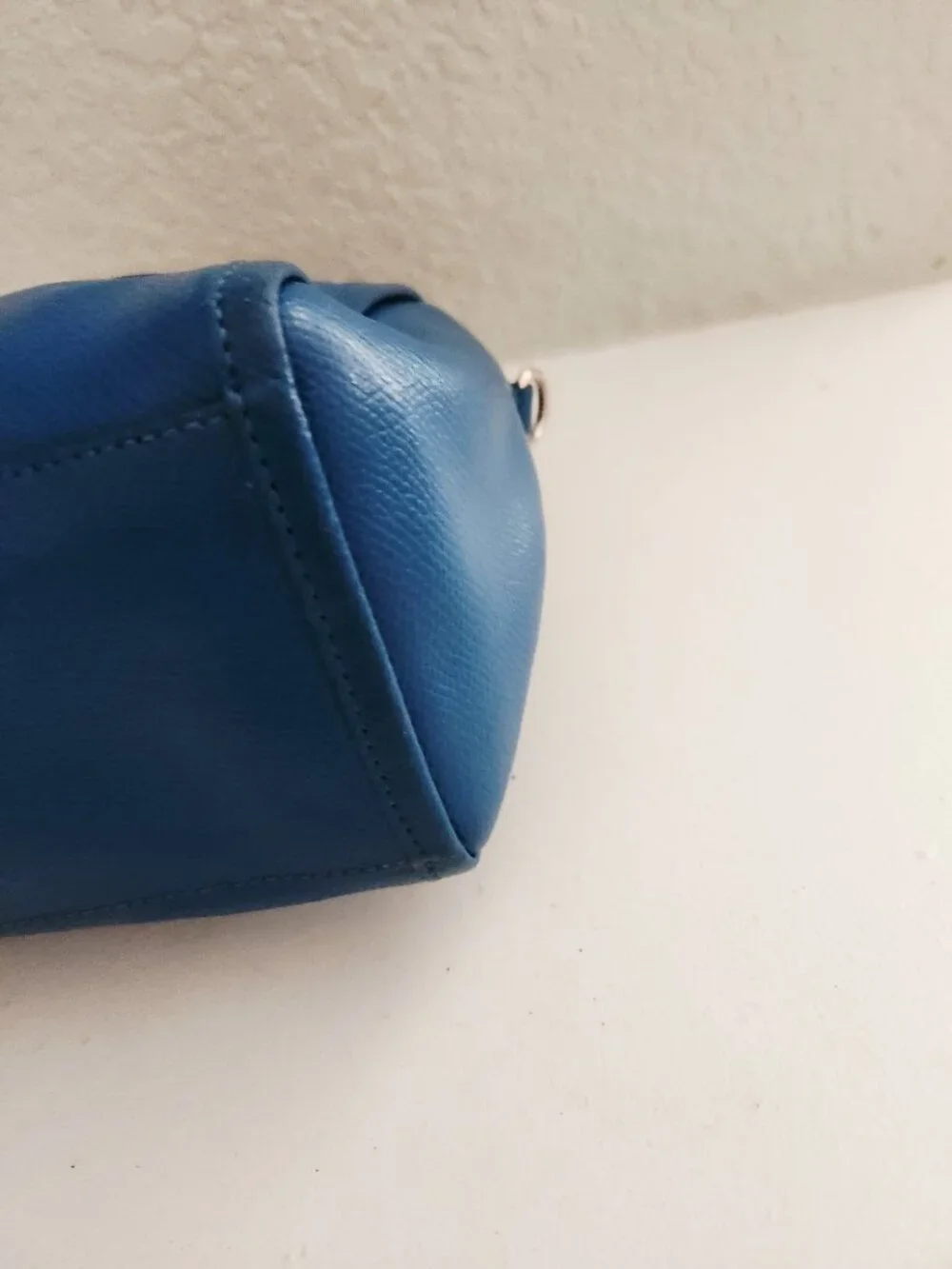 Coach Mini Bennett Blue Leather Crossbody/Satchel Bag Purse